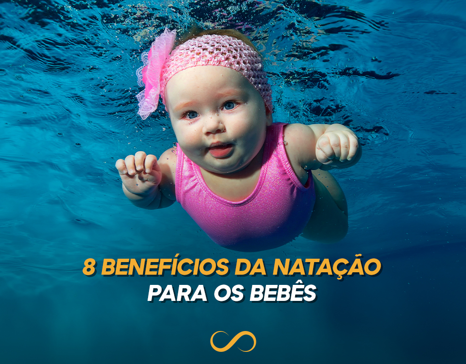 8 benefícios da natação para os bebês. O sexto vai te surpreender
